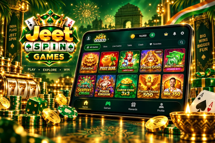Abstract green and gold game interface illustration